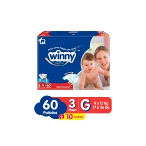 WINNY GOLD ET3 G * 60 UND + 10 TOALLITAS