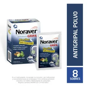 NORAVER GRIPA NOCHE * 8 S/S