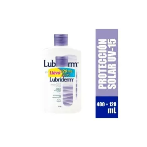 LUBRIDERM UV-15 * 400 ML + 120 ML P/ESPECIAL