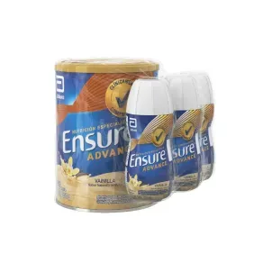 ENSURE ADVANCE * 850 GR + 3 ENSURE LIQUIDO