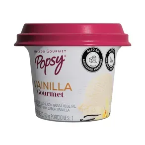 HELADO CREMOSO GOURMET POPSY VAINILLA *60 GR