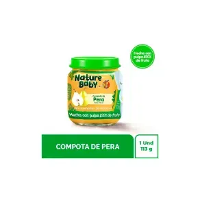 COMPOTA NATURE BABY PERA * 113 GR