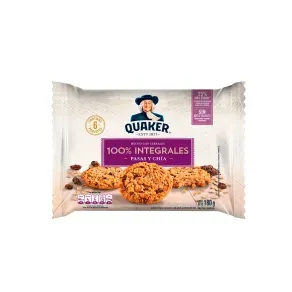 GALLETA QUAKER PASAS Y CHIA * 30 GRX
