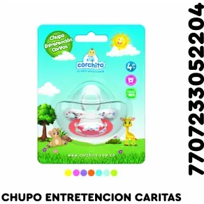 CHUPO ENTRETENCION CARITAS CORCHITO 4 M * 1 UND