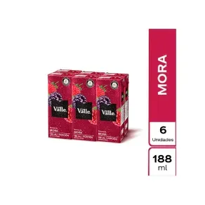 JUGO DEL VALLE MORA *188 ML
