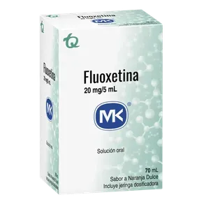 FLUOXETINA 20 MG/5 ML SOLUCION * 70 ML