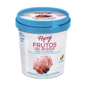 HELADO GOURMET POPSY FRUTOS DEL BOSQUE LIGHT WELLNESS * 300 GR