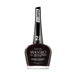 MASGLO ESMALTE EVOLUCION GEL NEGRO * 13.5 MLX