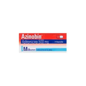 AZINOBIN 500 MG * 3 CAP