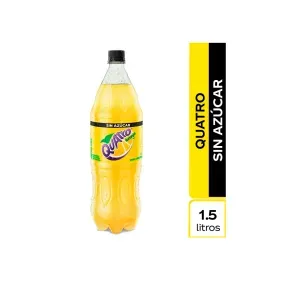 GASEOSA QUATRO TORONJA S/AZUCAR *1.5 LT