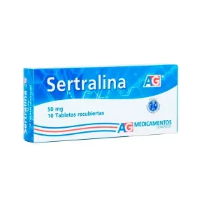 SERTRALINA 50 MG * 10 TAB