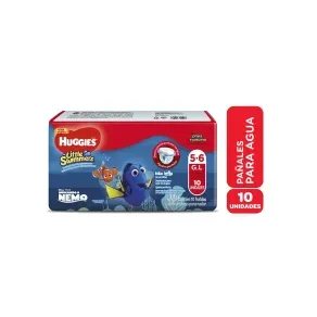 HUGGIES LITTLE SWIMMERS TALLA M G4-5 * 10 UND