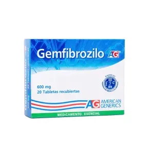 GEMFIBROZILO 600 MG * 20 TAB