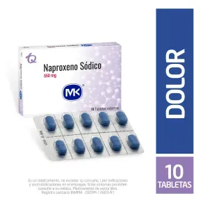 NAPROXENO 550 MG * 10 TAB