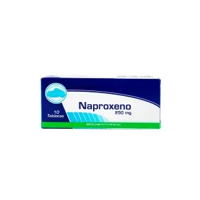 NAPROXENO 250 MG * 10 TAB
