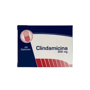 CLINDAMICINA 300 MG * 24 CAP
