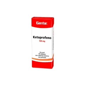 KETOPROFENO 100 MG * 30 TAB
