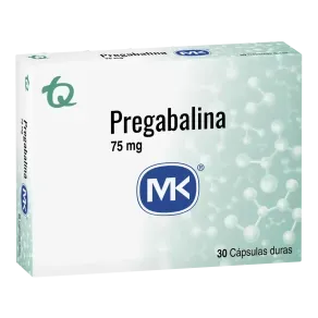 PREGABALINA 75 MG * 30 TAB