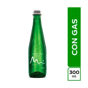 AGUA MANANTIAL CON GAS *300 ML