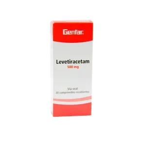 LEVETIRACETAM 500 MG * 30 TAB