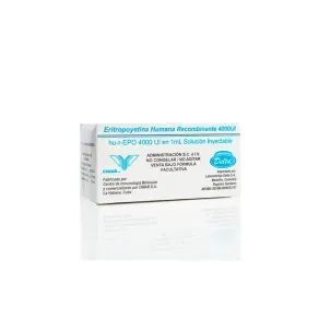 ERITROPOYETINA HUMANA 4000UI/ML * 10 AMP