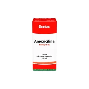 AMOXICILINA 250 MG * 100 ML