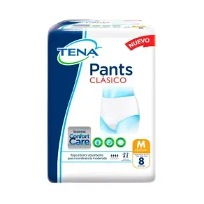 TENA PANTS CLASICO L * 8 UNDX