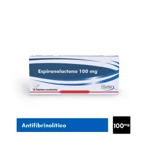 ESPIRONOLACTONA 100 MG * 20 TAB