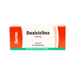 DOXICICLINA 100 MG * 10 TAB
