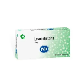 LEVOCETIRIZINA 5 MG * 10 TAB