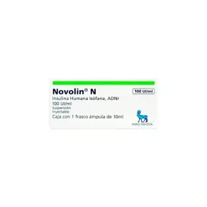 NOVOLIN N 100UI/10ML *1 AMP (REFRIGERADO)