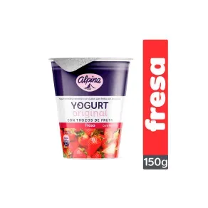 YOGURT ALPINA ORIGINAL FRESA * 150 GR