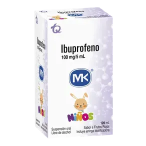 IBUPROFENO 100 MG SUSP * 120 ML