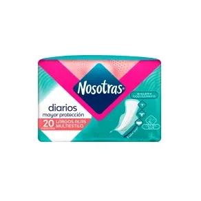 NOSOTRAS DIARIOS LARGOS MULTIESTILO * 20 UNDS
