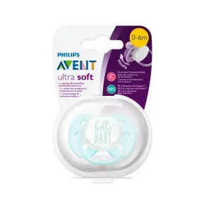 CHUPETE ULTRA SOFT HELLO NIñO  0-6 MESES CHUPETE ULTRA SOFT HELLO NI√ëO  0-6 MESES