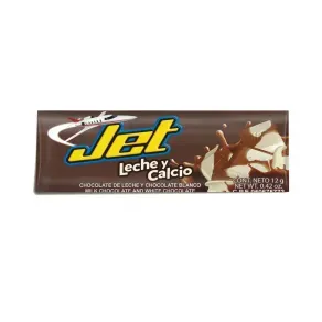 CHOCOLATINA JET LECHE Y CALCIO * 12 GR