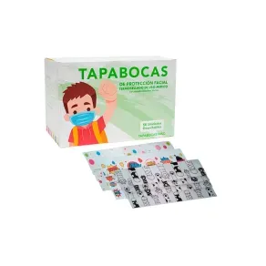 TAPABOCAS QUIRURGICOS NI√±OS *50 UND