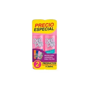 DEO PIES MUJER SPRAY *260 ML 2X1