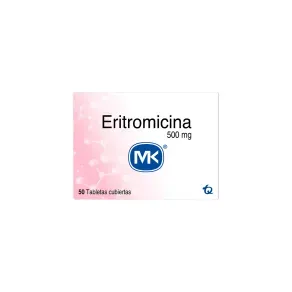 ERITROMICINA 500 MG * 50 TAB
