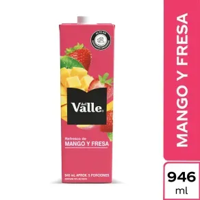 JUGO DEL VALLE MANGO Y FRESA *946 ML