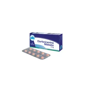 CLORFENIRAMINA 4 MG * 20 TAB
