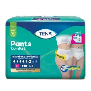 TENA PANTS CLASICO L * 16 UND