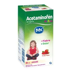 ACETAMINOFEN FRUTOS ROJOS JBE * 90 ML