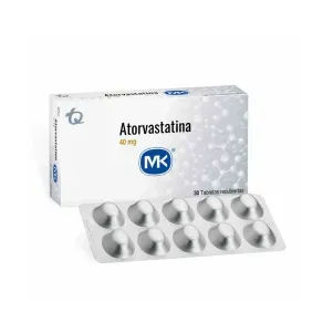ATORVASTATINA 40 MG * 30 TABX