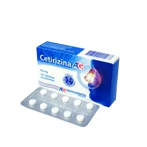 CETIRIZINA 10 MG * 10 TAB