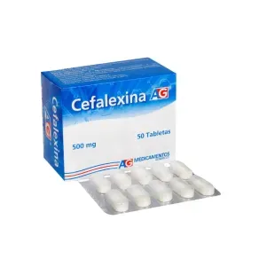 CEFALEXINA 500 MG * 50 TABX
