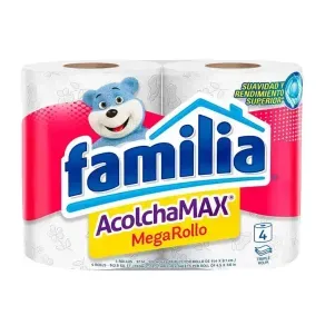 PAPEL HIG FAMILIA ACOLCHAMAX MEGAROLLO * 4 UND