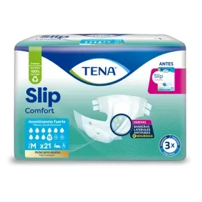 TENA SLIP CLASICO (ANTES BASIC) M * 21 UND