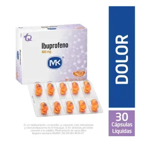 IBUPROFENO 800 MG * 30 CAP