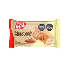 GALLETA CON HELADO AREQUIPE * 65 GR
